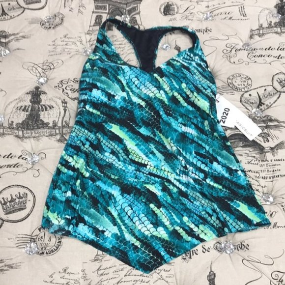 🔥HP Magicsuit Aquarius Taylor Printed Tankini Top - Picture 3 of 7
